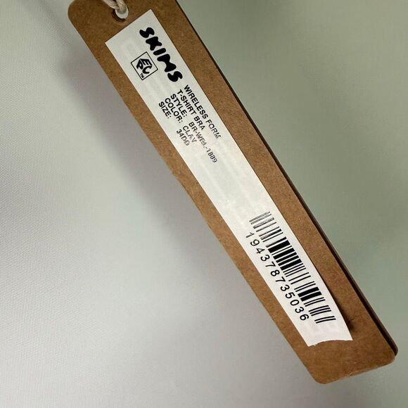 C42 Skims wireless form T-shirt bra color clay size 34DD NWT - Picture 3 of 11